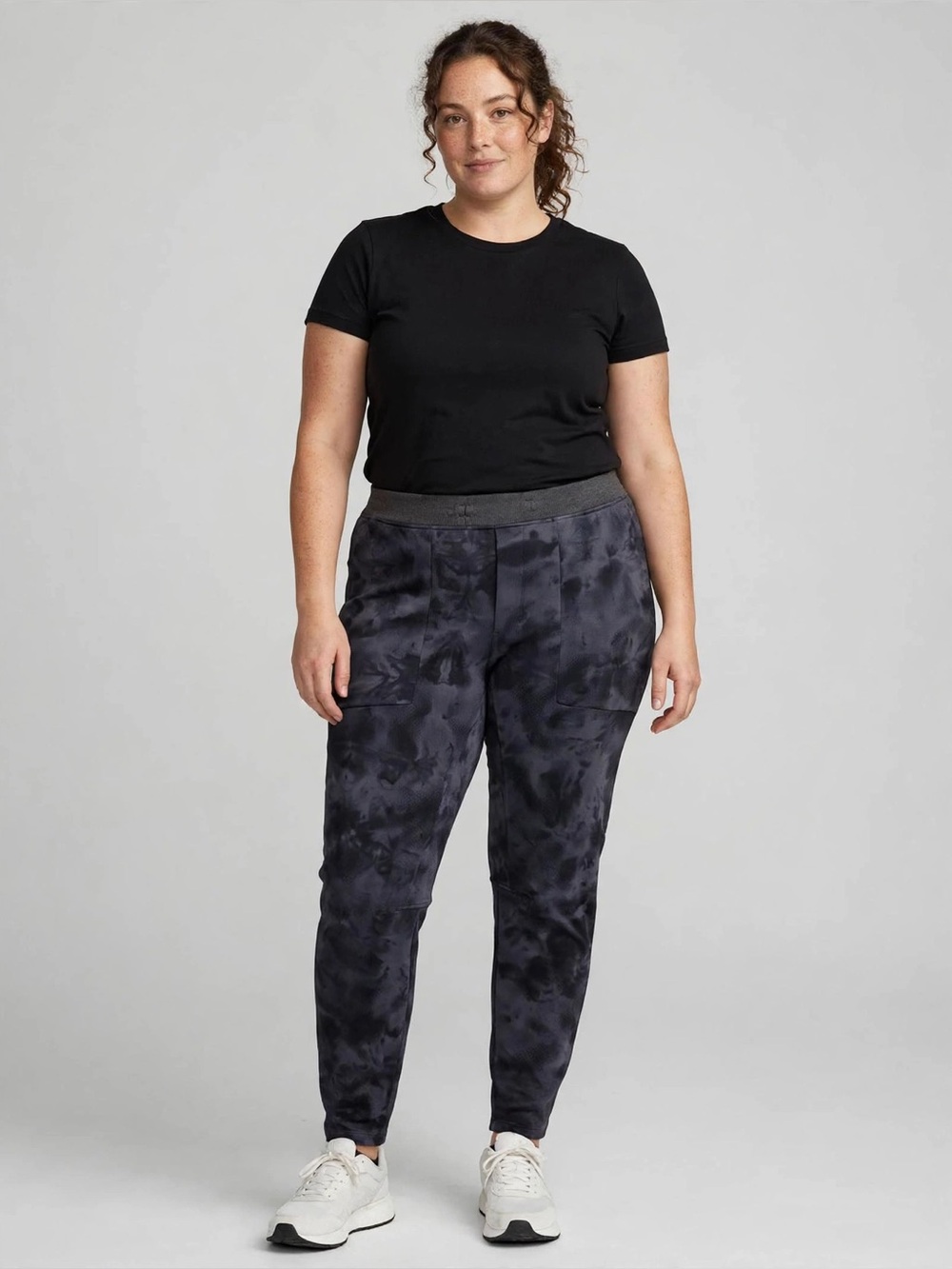 Lululemon Textured Jogger XL Gray/Black Tie Dye Camo Print - Unisex